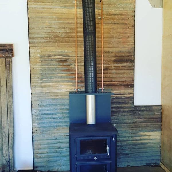Wood heater installation